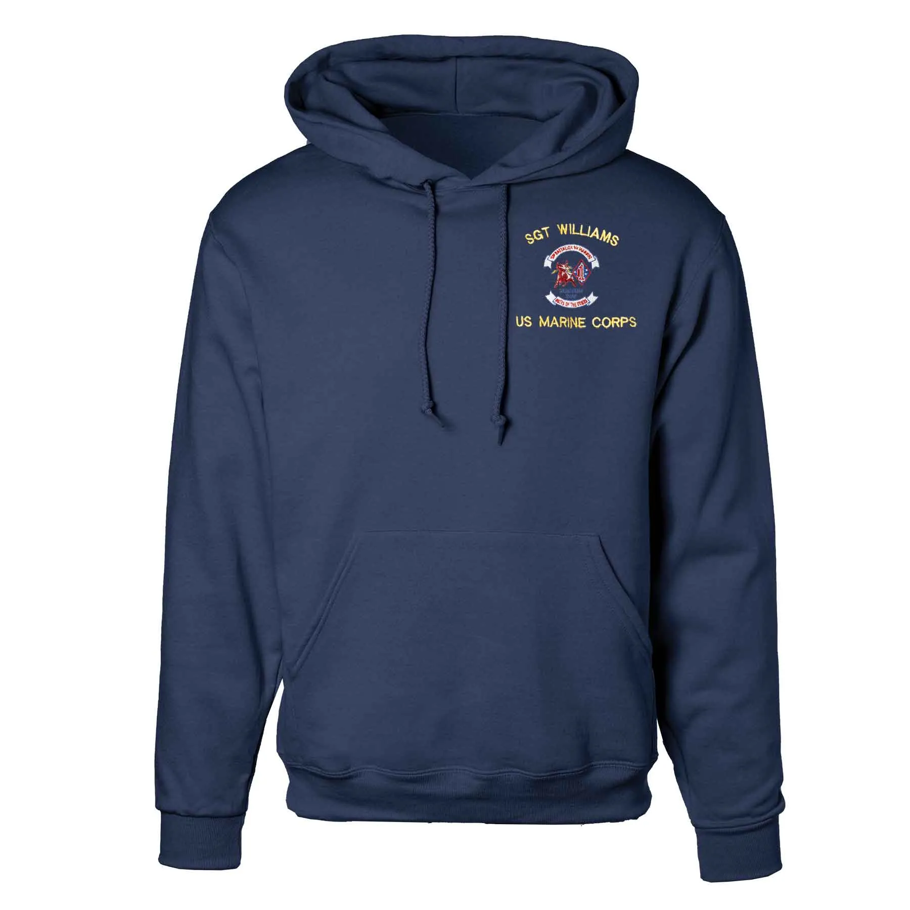 3rd Battalion 1st Marines Embroidered Hoodie