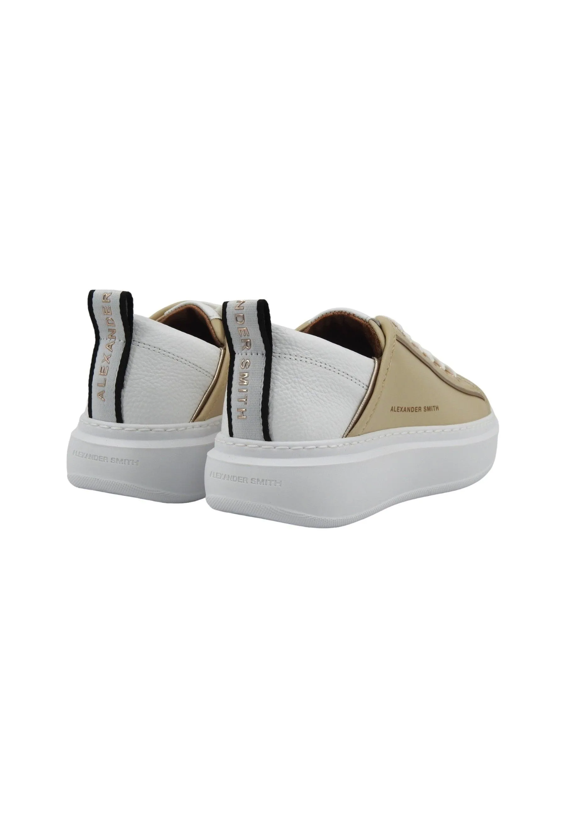 ALEXANDER SMITH Wembley Sneaker Donna Beige White WYW0003