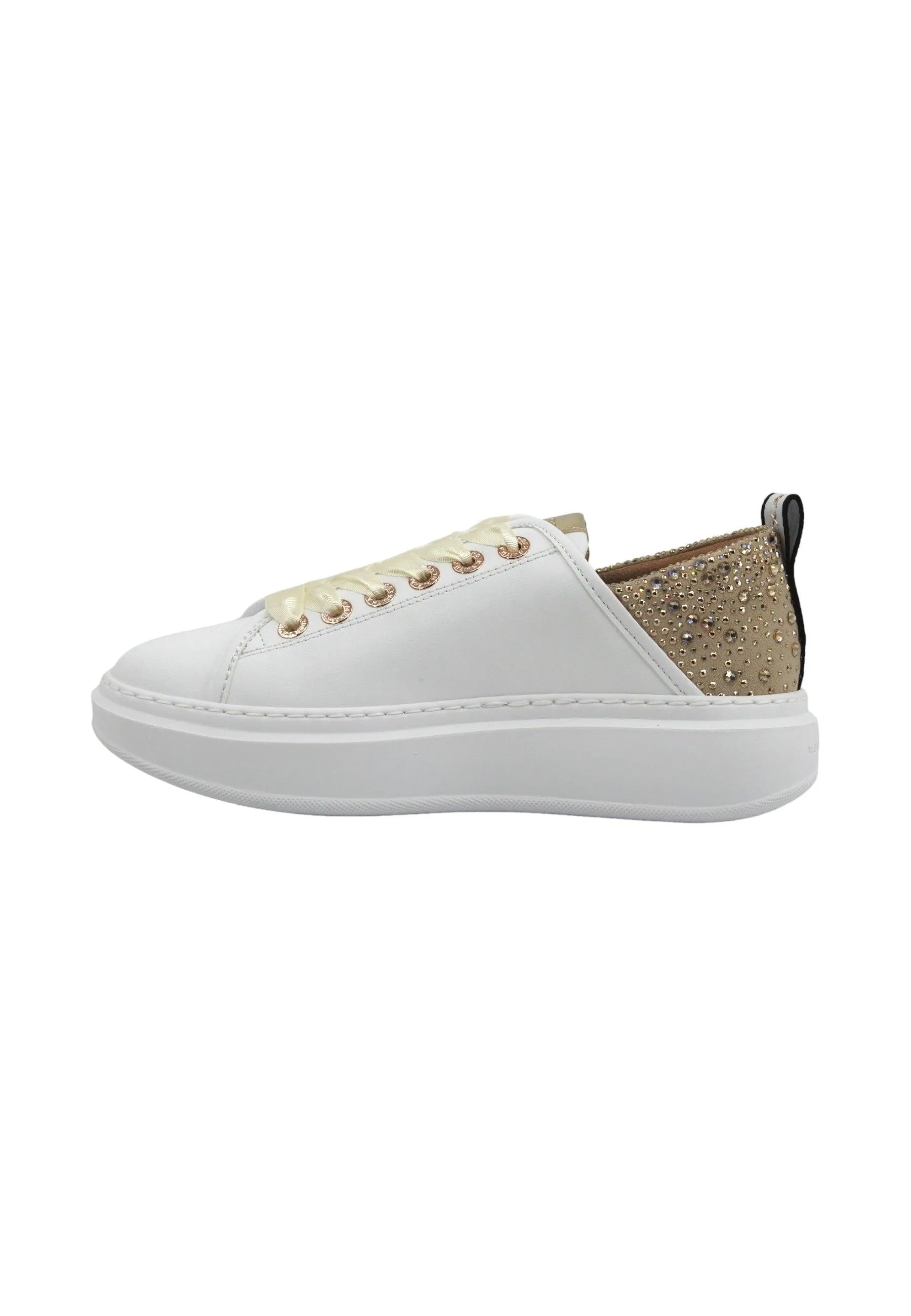 ALEXANDER SMITH Wembley Sneaker Donna White Gold WYW0506