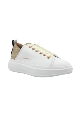 ALEXANDER SMITH Wembley Sneaker Donna White Gold WYW0506