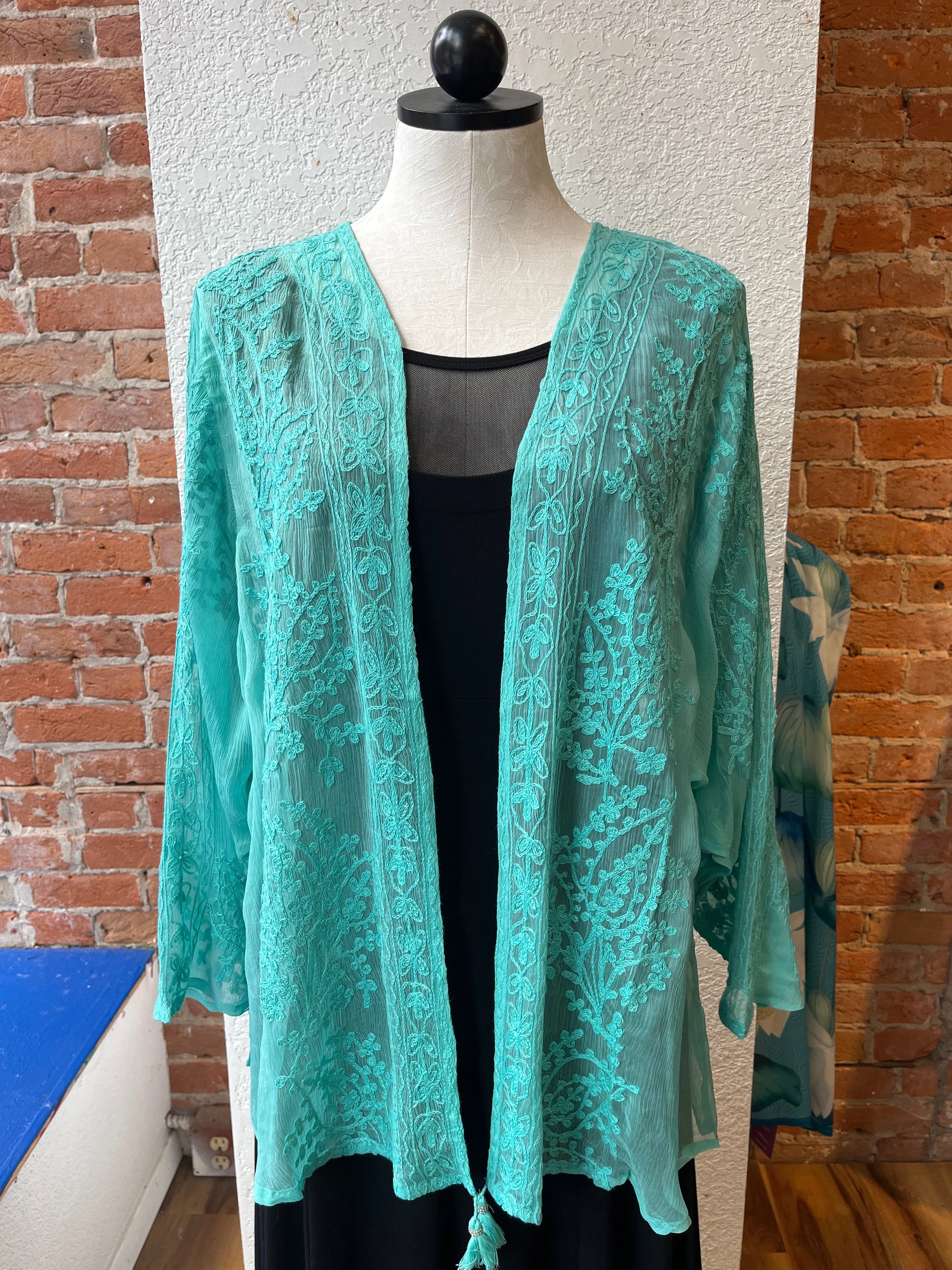 ANU Aqua embroidered jacket