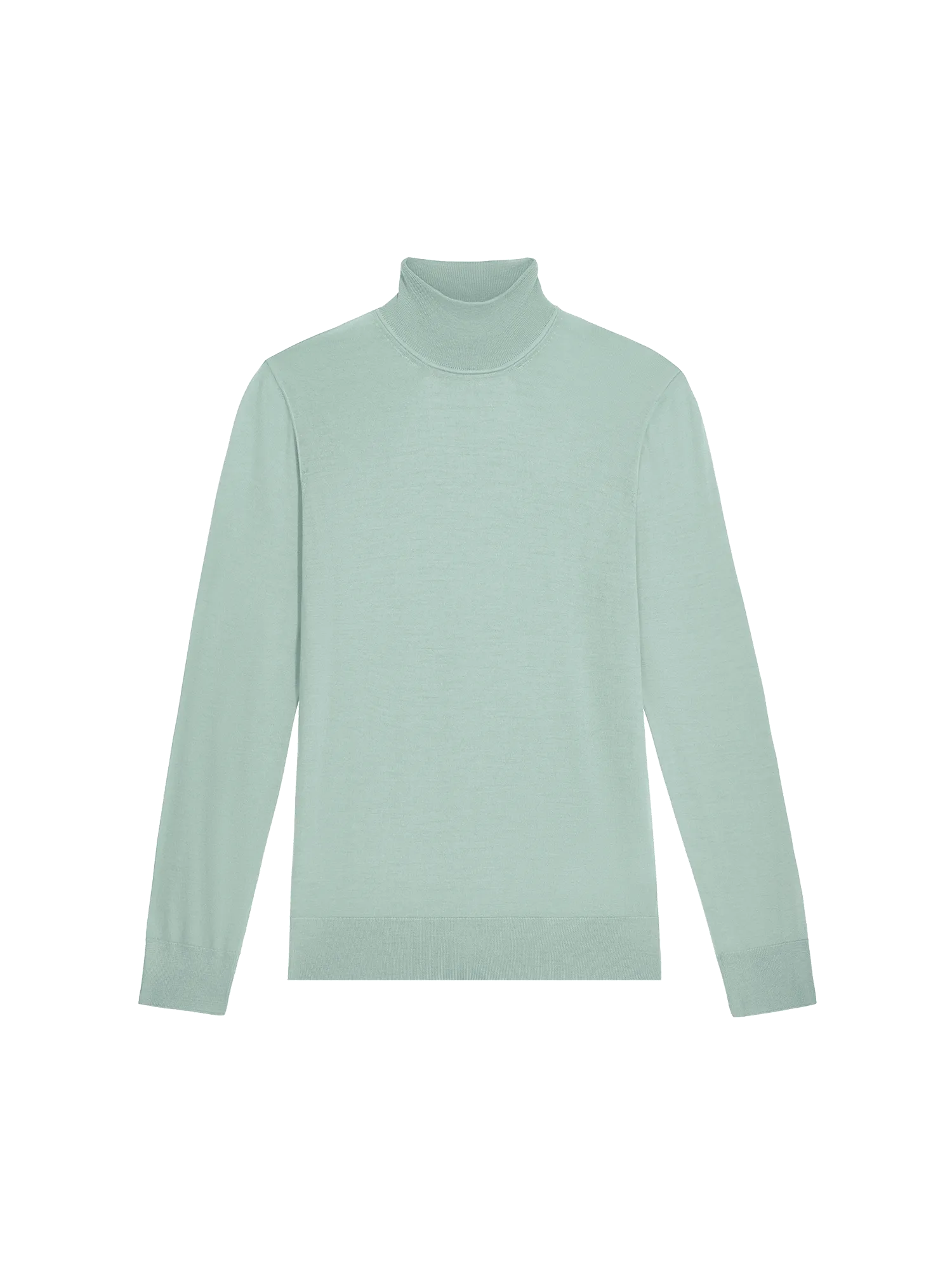 Archive Women’s Regenerative Merino Wool Turtleneck Sweater—eucalyptus blue