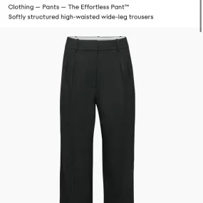 Aritzia Women's Black Trousers