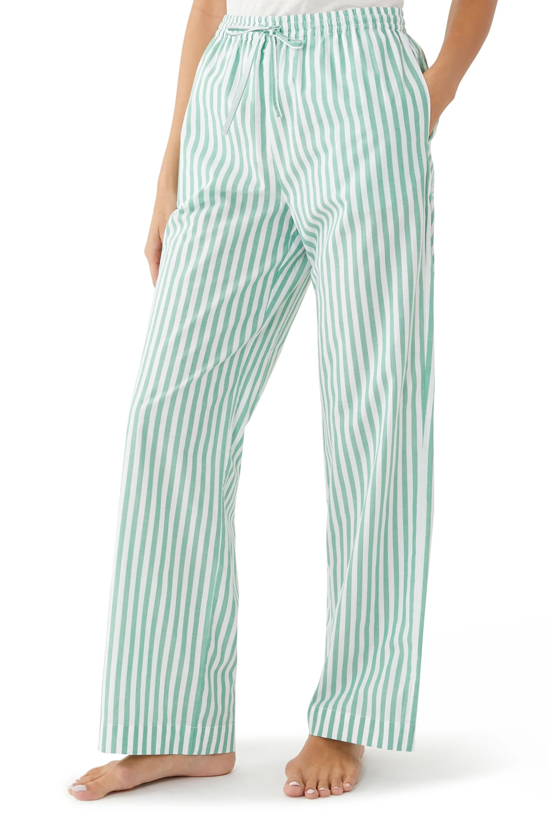 Asceno Aurelia Cotton-Silk Pajamas