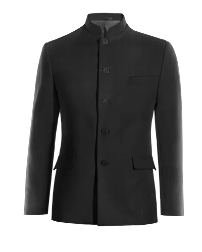  Blazer mao negro Ónix de entretiempo