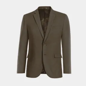  Blazer marron Lino-Algodón