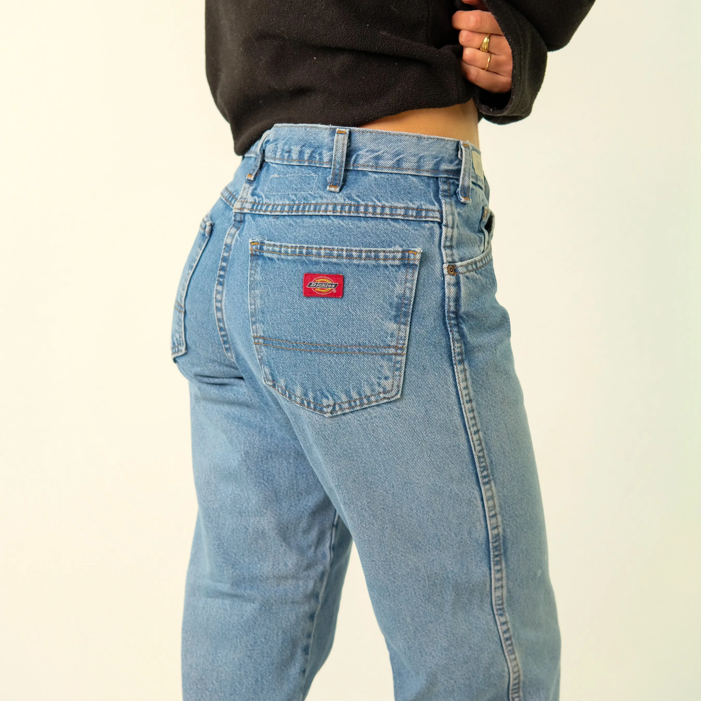 Blue y2ks Dickies Denim Carpenter Baggy Jeans Pants (32x30)