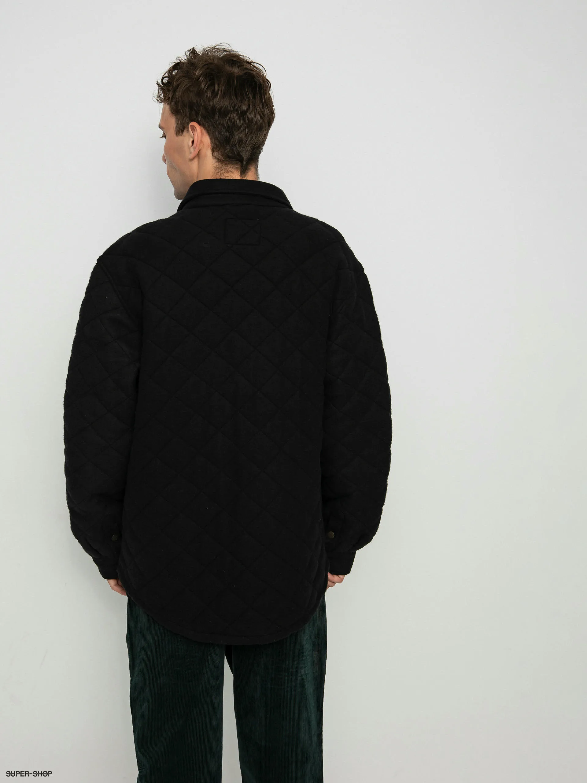 Brixton Coors Cass Quilted Fleece Jacket (black)