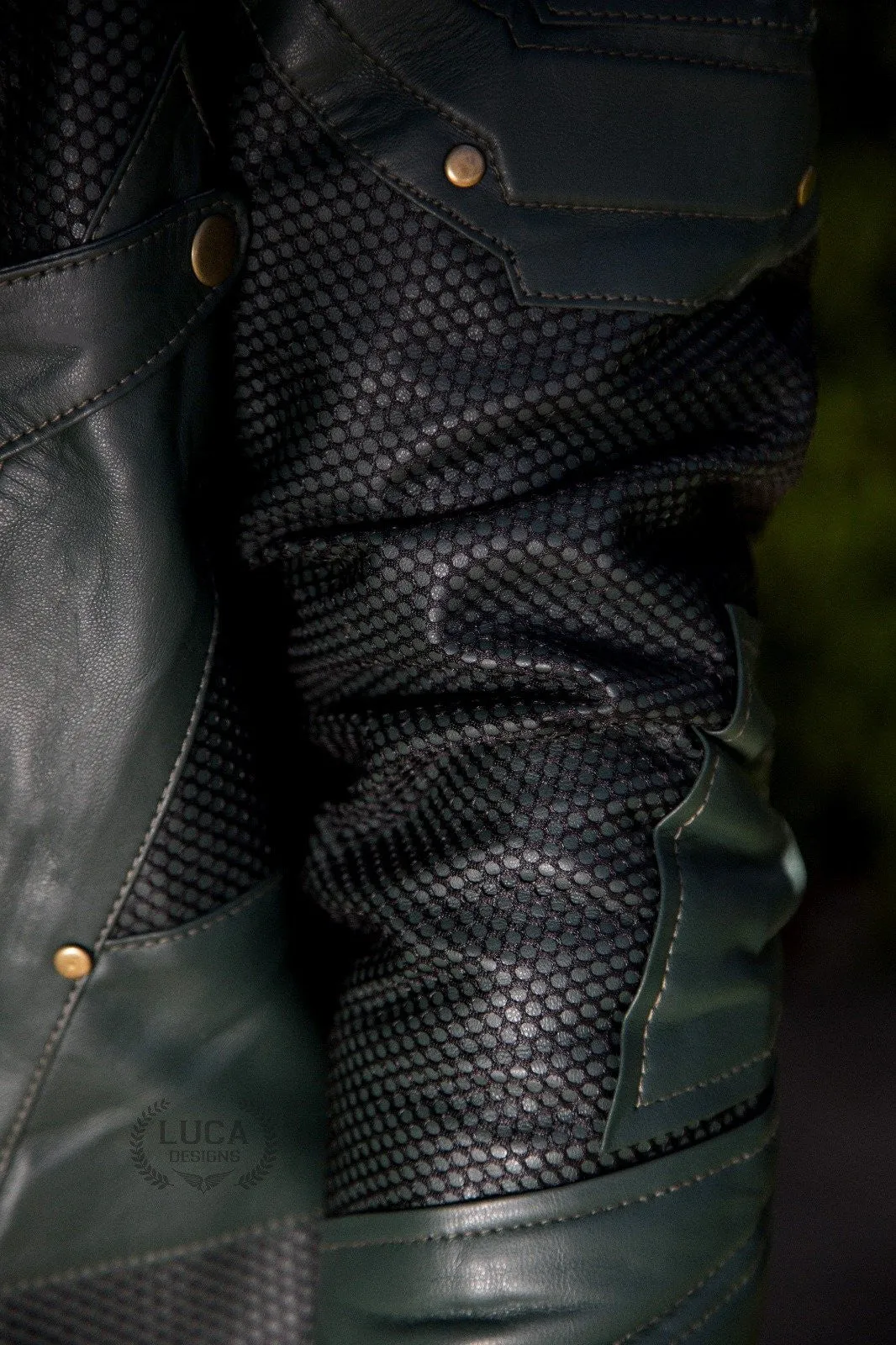 Buy Mens Green Arrow Inspired Leather Jacket | LucaJackets