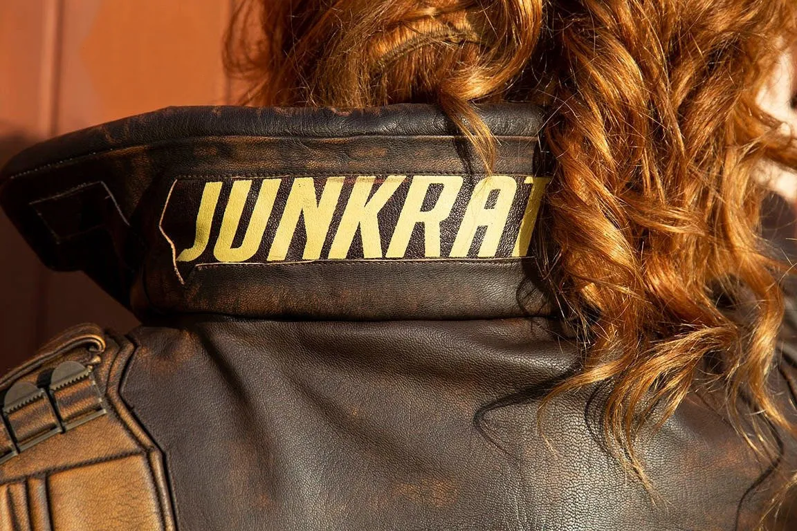 Buy Womens Overwatch Junkrat Cyberpunk Leather Jacket | LucaJackets.com