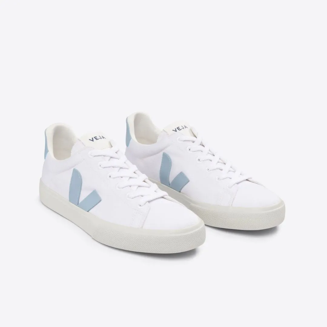 Campo Canvas Sneaker (White + Steel)