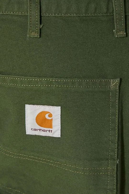 Carhartt WIP cotton trousers Simple Pant green color I031220.2BR02