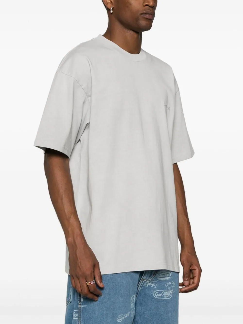 Carhartt Wip Pre T Shirts And Polos Grey