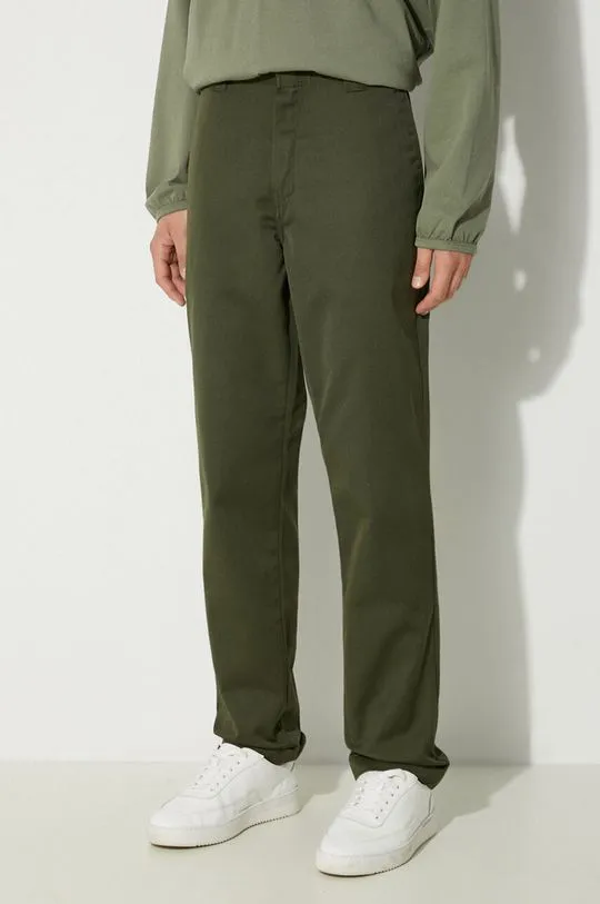 Carhartt WIP trousers Master Pant men's green color I034233.66602