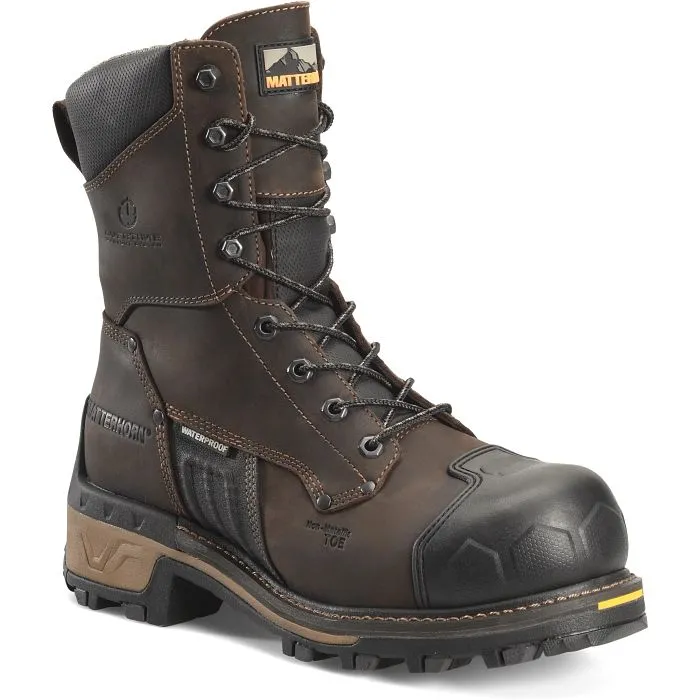 CAROLINA MATTERHORN MAXIMUS 2.0 8 COMPOSITE TOE WATERPROOF WORK BOOT SIZE 11EE DARK BROWN