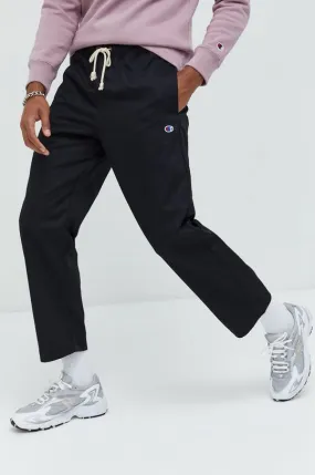 Champion trousers men's black color