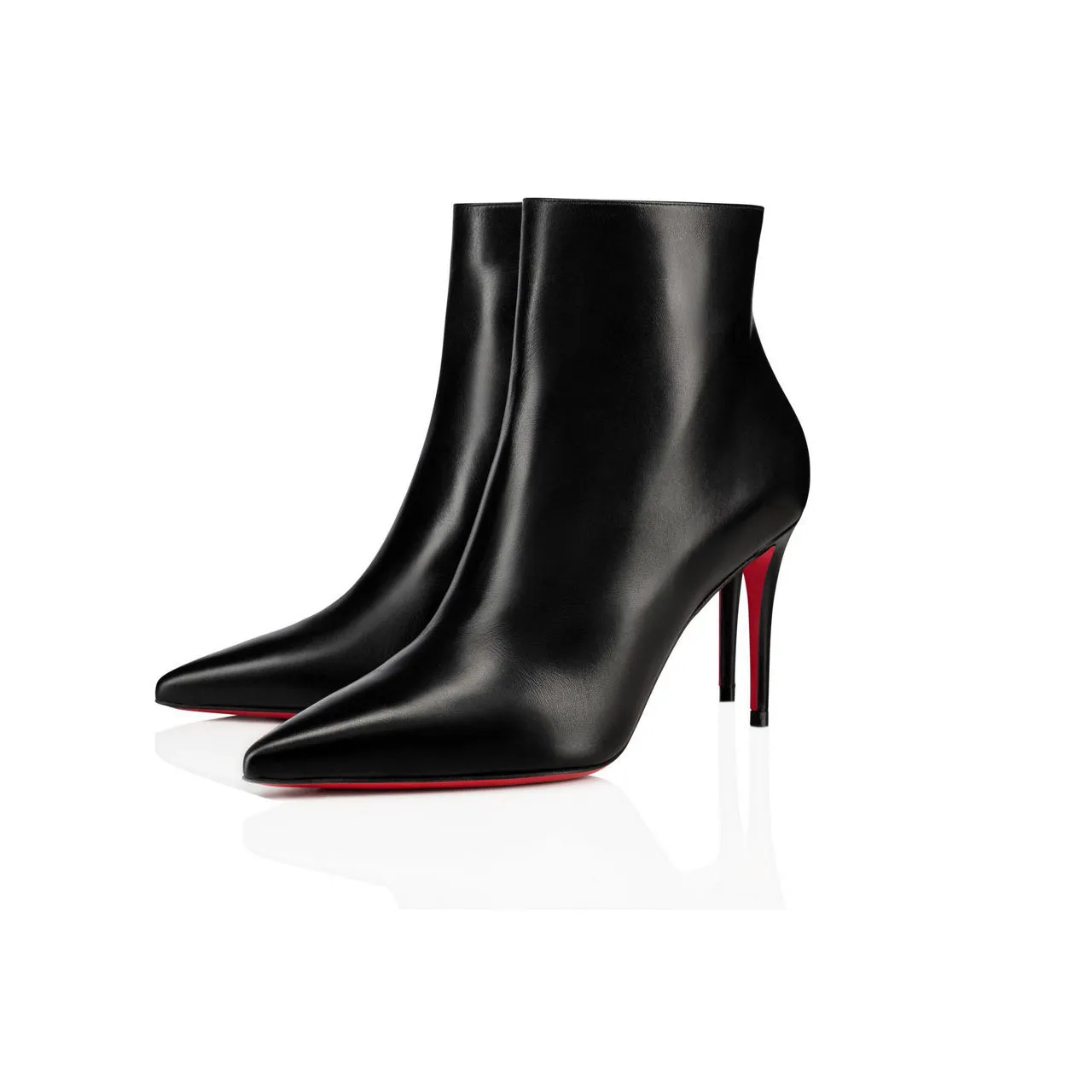 CHRISTIAN LOUBOUTIN So Kate 85 Leather Ankle Boots - Black