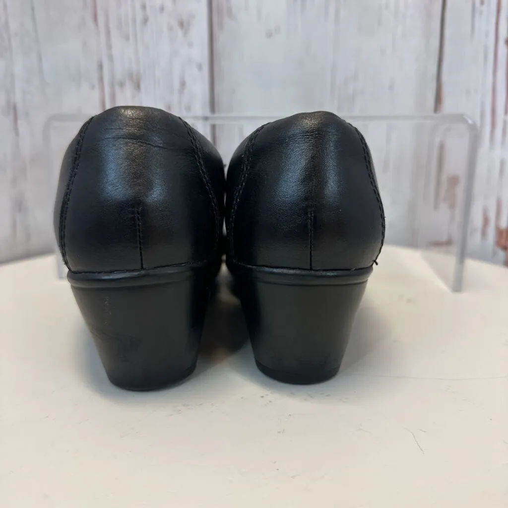 CLARKS BLACK ANKLE BOOTS SZ 6.5 TC3