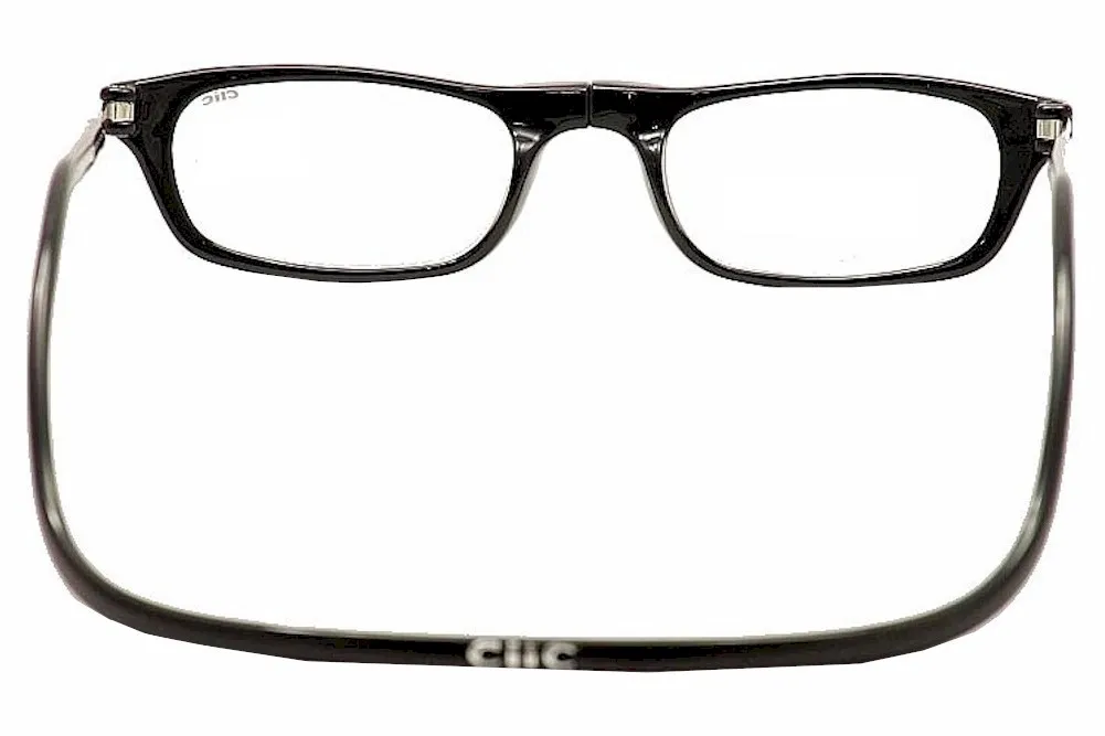 Clic Long Reader Eyeglasses Full Rim Magnetic Reading Glasses