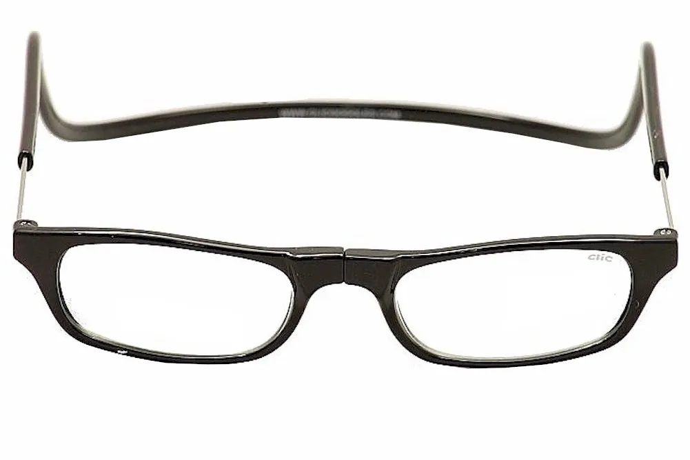 Clic Long Reader Eyeglasses Full Rim Magnetic Reading Glasses