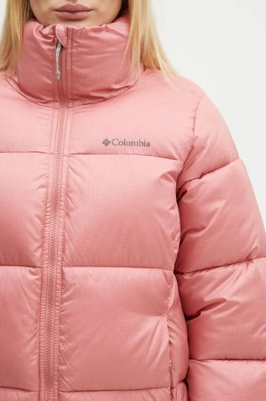 Columbia jacket Puffect women's pink color 2090291