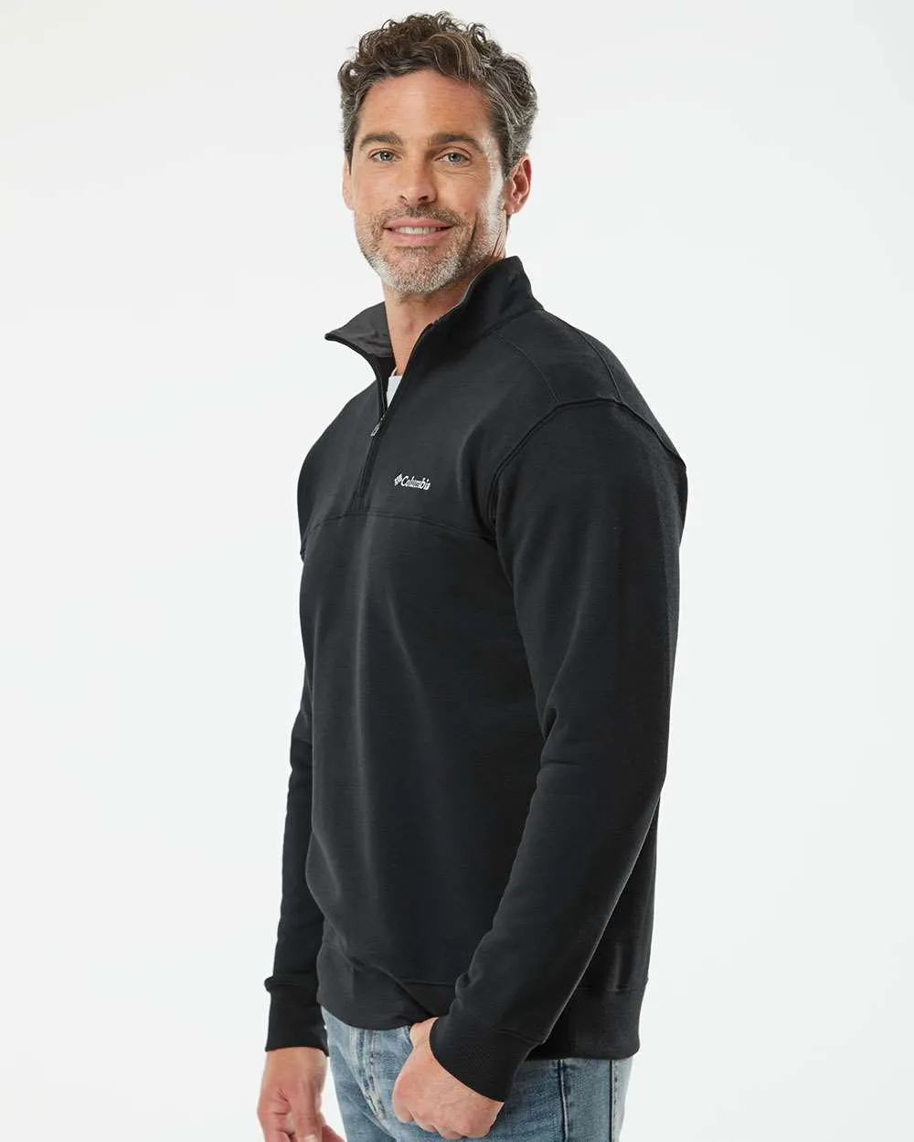 Custom Embroidery - Columbia - Hart Mountain Half-Zip Sweatshirt - 141162