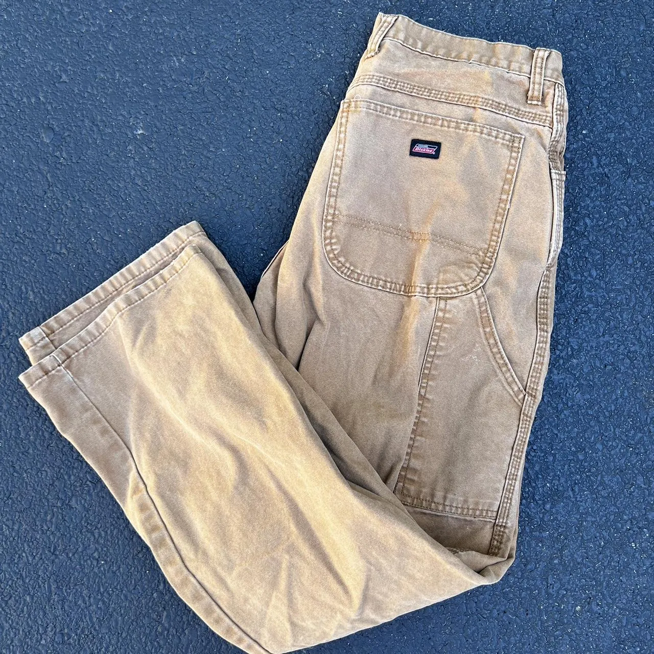 Dickies Men's Tan and Brown Trousers