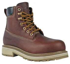 DieHard Mens Crusader Rust Leather Premium Tumbled Work Boots