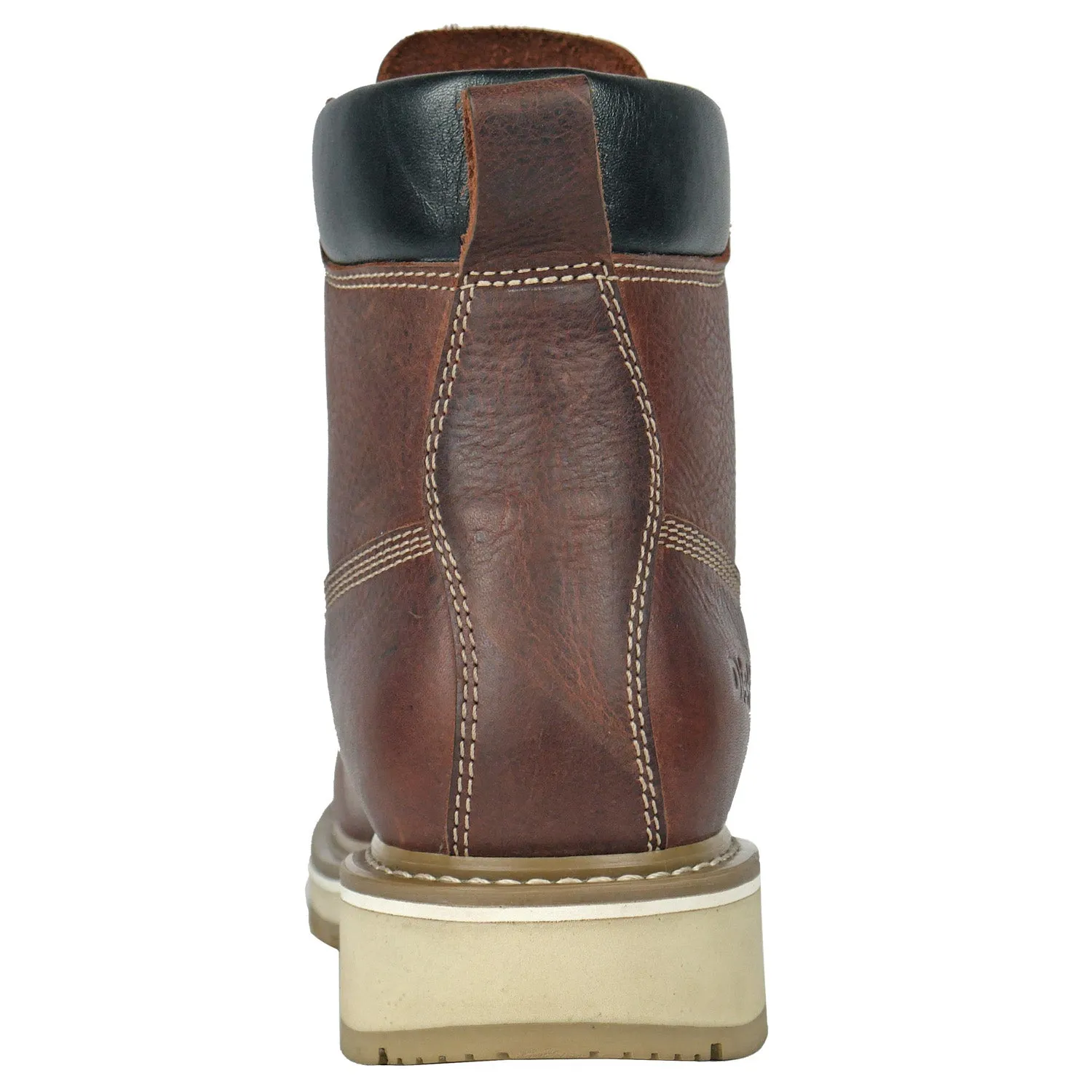 DieHard Mens Crusader Rust Leather Premium Tumbled Work Boots