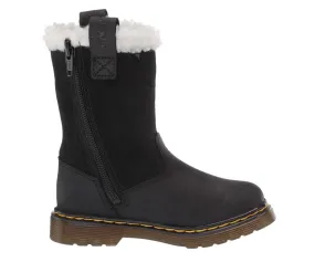 Dr. Martens Toddler’s Fur-lined Juney Boots (Black)