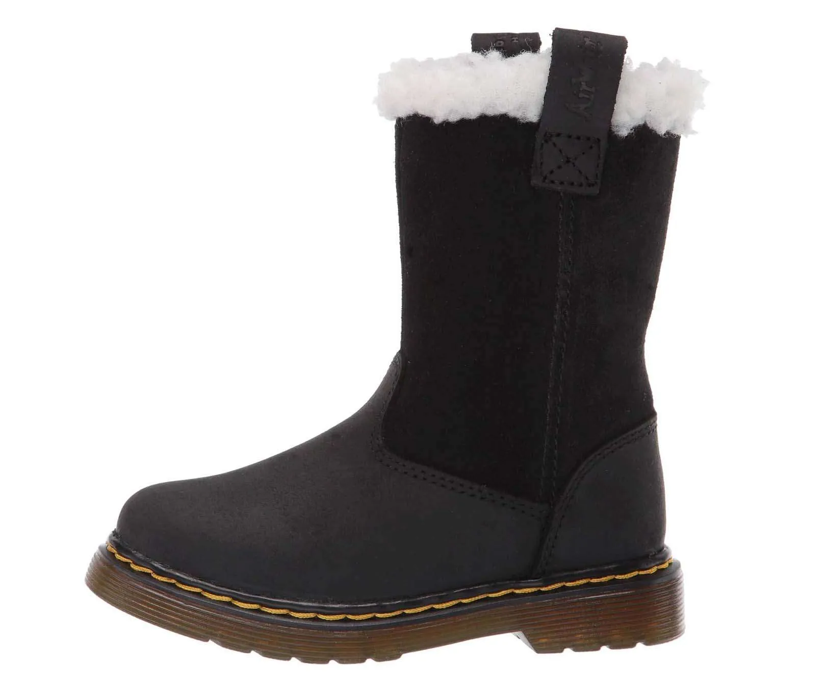 Dr. Martens Toddler’s Fur-lined Juney Boots (Black)