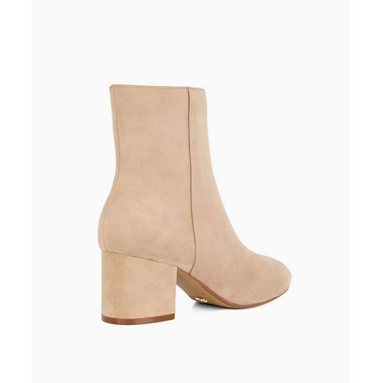 DUNE LONDON Ottack Block-Heeled Ankle Boots - Beige