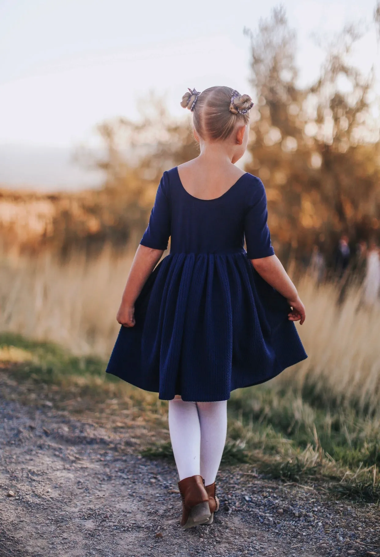 Eliza Dress - Navy