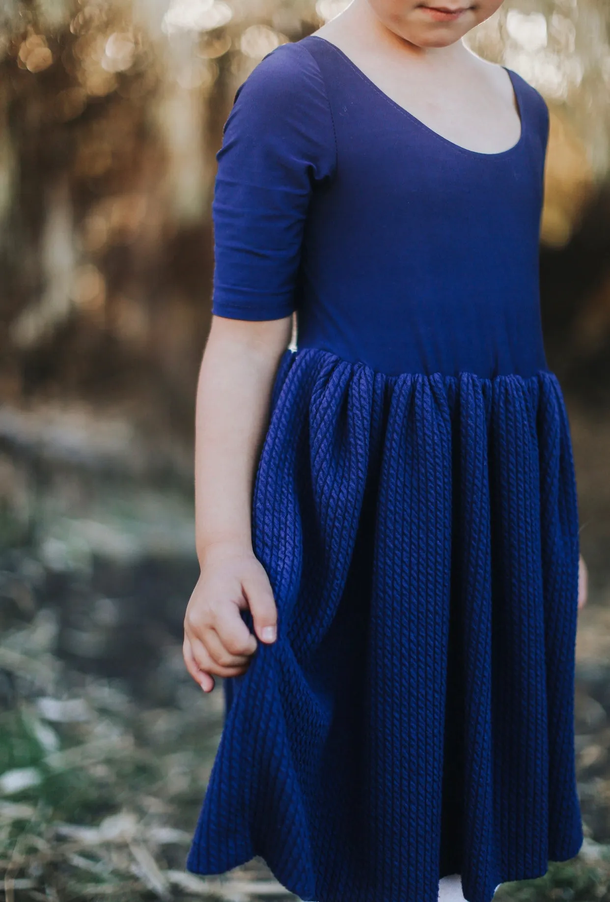 Eliza Dress - Navy