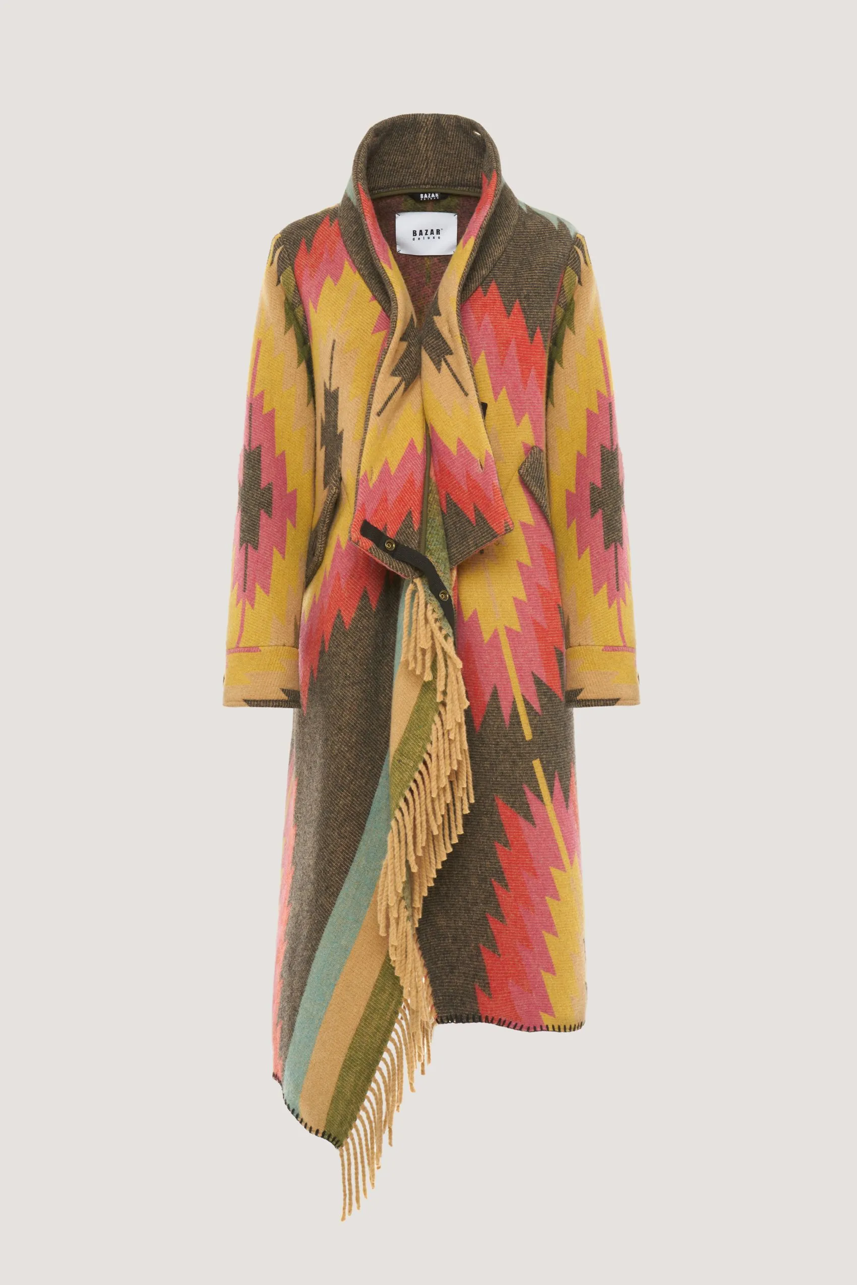 Ethnic wool coat 