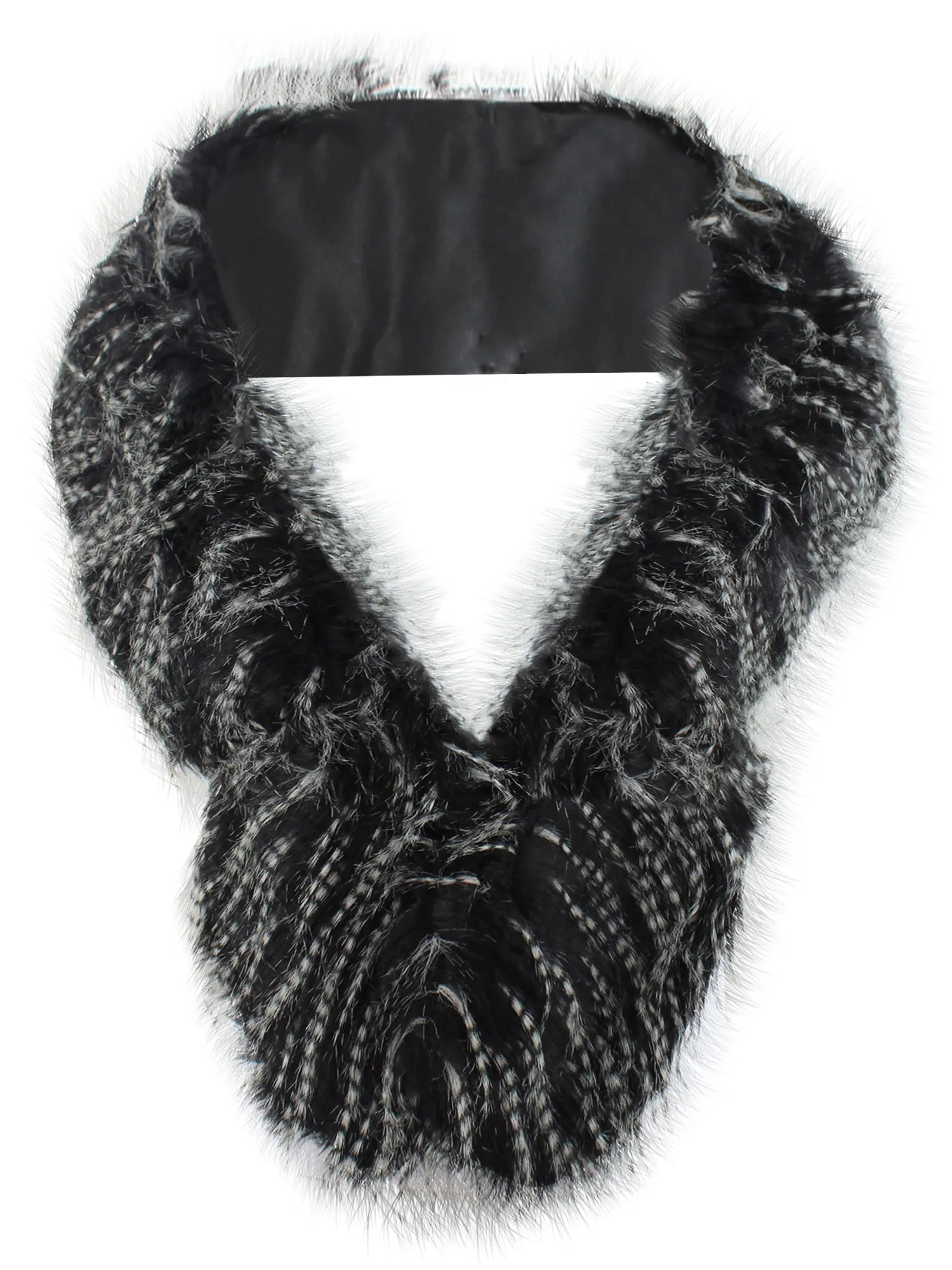 Faux Fur Exotic Long Shawl Wrap