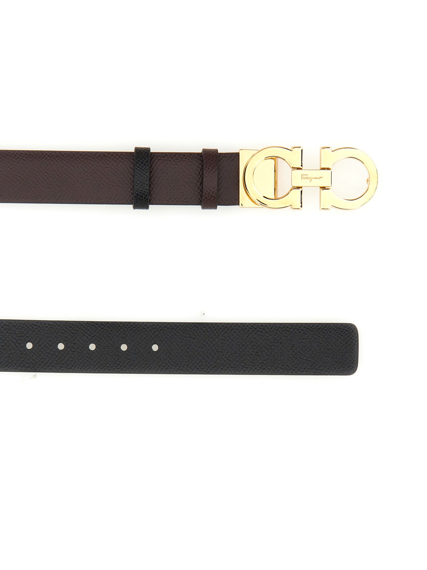 FERRAGAMO    REVERSIBLE HOOKS BELT