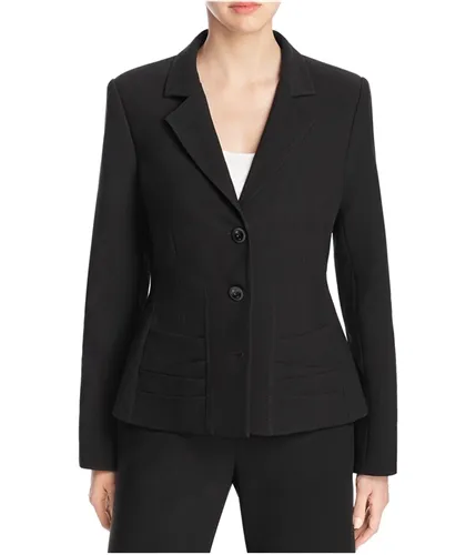 Finity Womens Notch Lapel Two Button Blazer Jacket