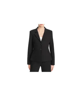 Finity Womens Notch Lapel Two Button Blazer Jacket