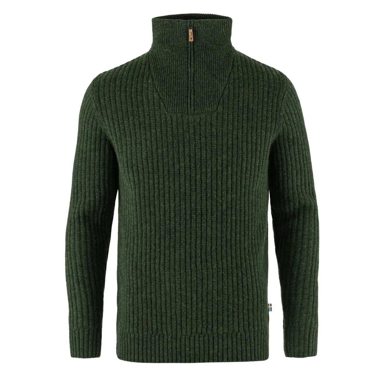 Fjallraven Ovik Half Zip Knit Deep Forest