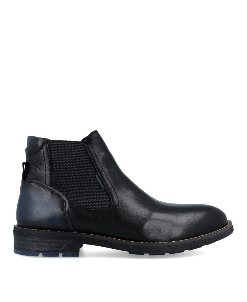 Fluchos Terry F1343 Men's black Chelsea boots