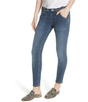 Free People Womens Stratford Skinny Fit Jeans