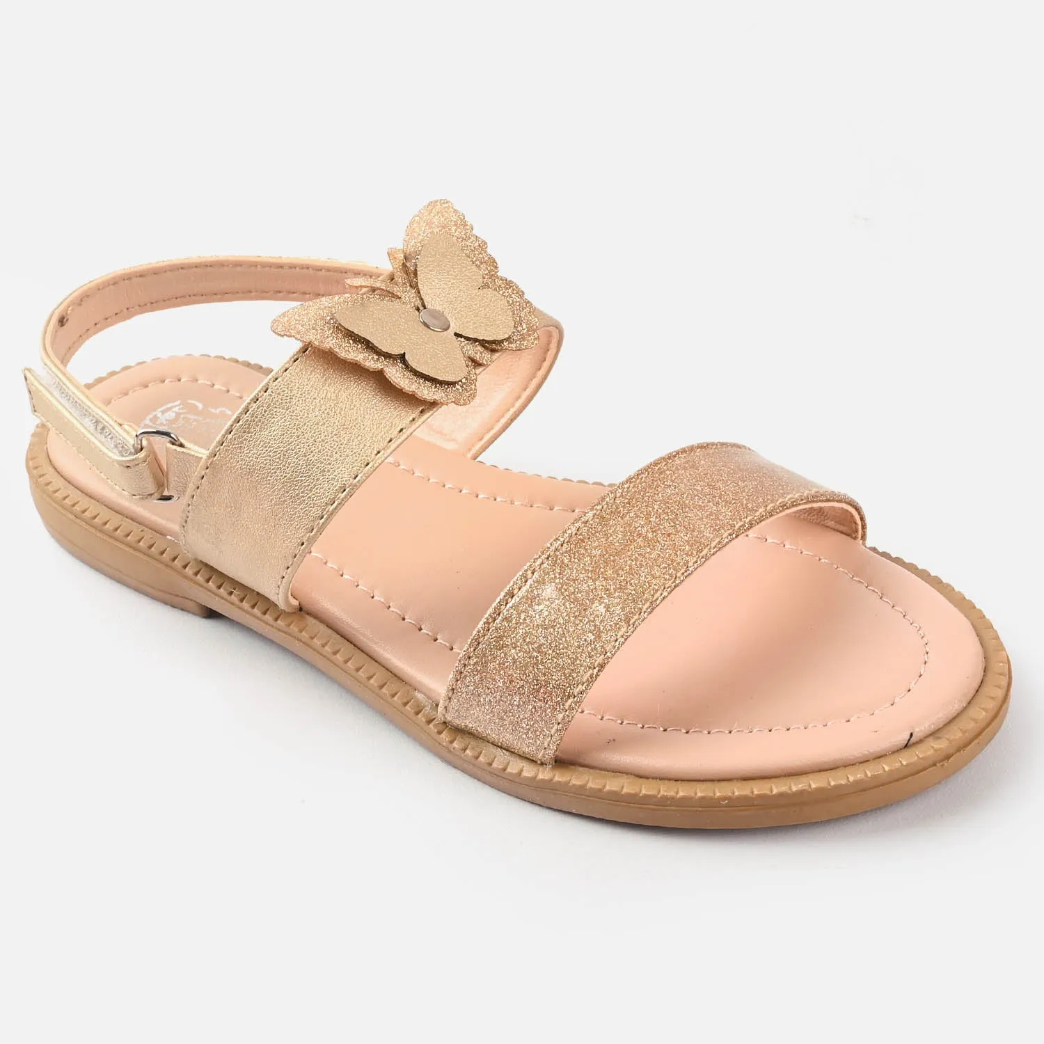 Girls Sandals 1284-Golden