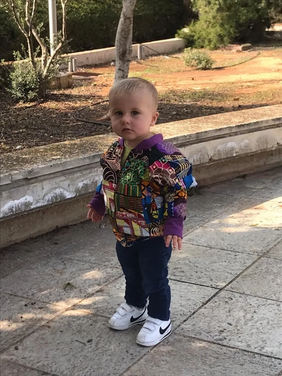 Handmade Childrens Patchwork Bomber Jacket