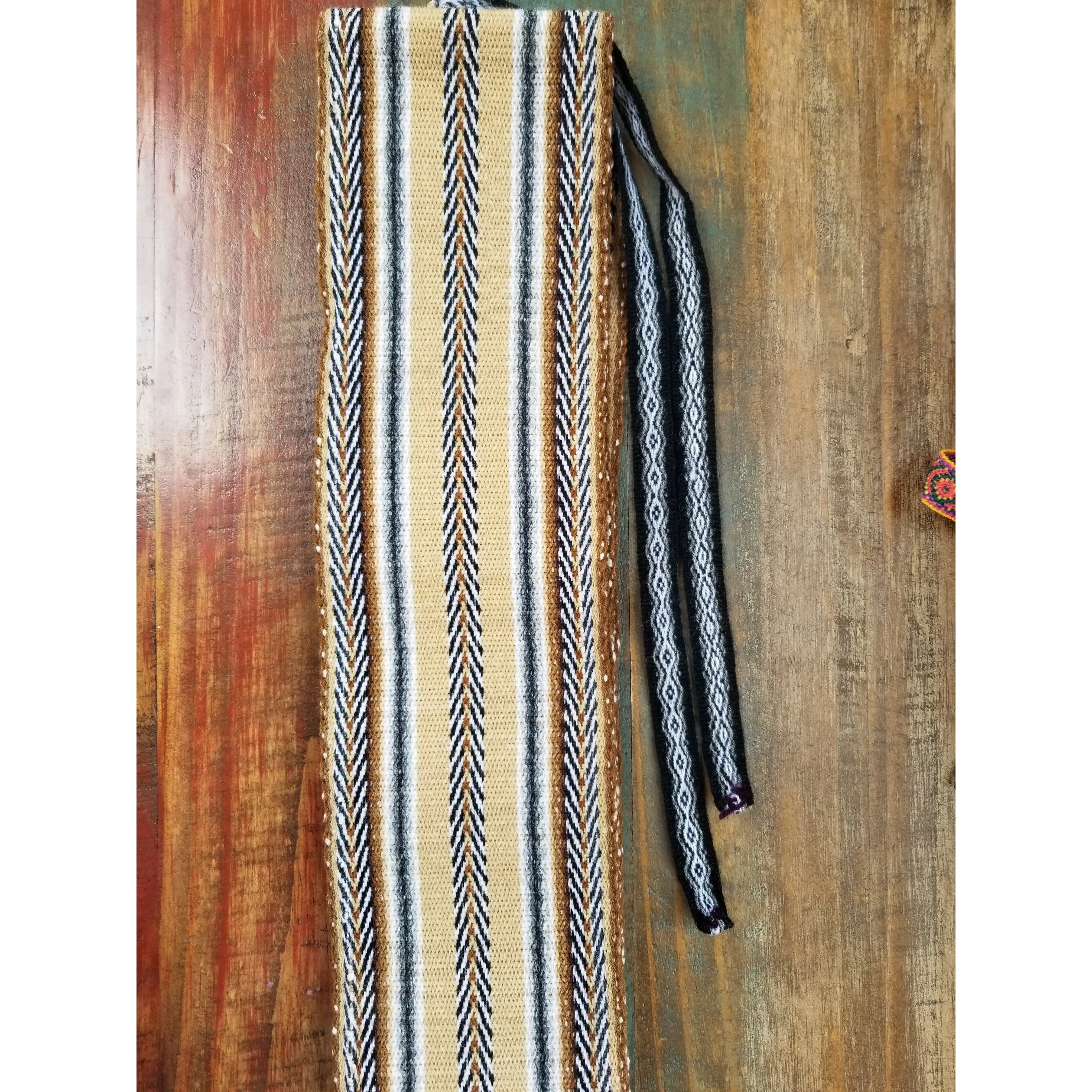 Handwoven Q'ero Chumpi Belt