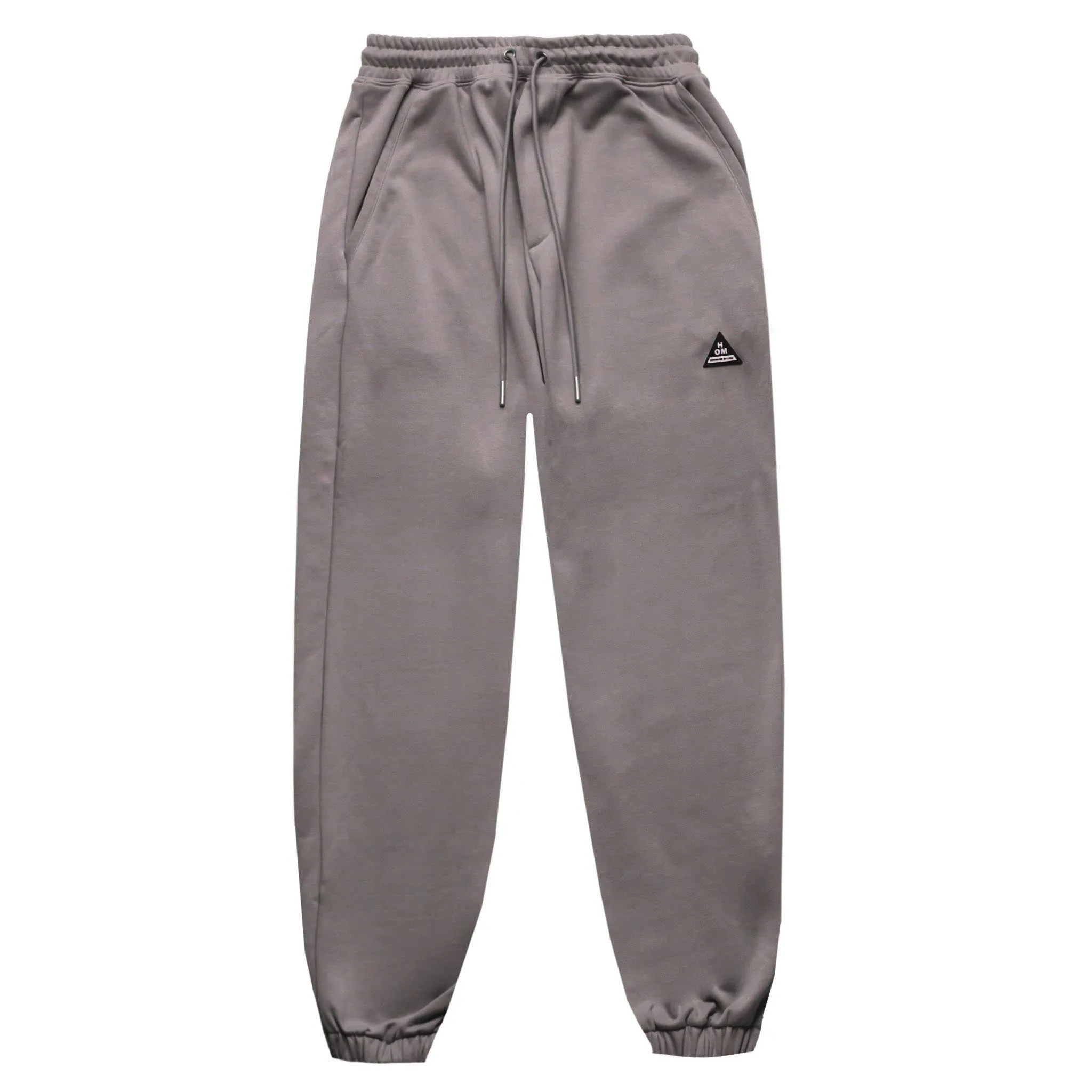 HOMME+ Triangle Patch Jogger Dark Taupe