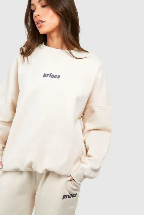 Hoodies & Sweatshirts | Prince Printed Oversized Sweatshirt | boohoo