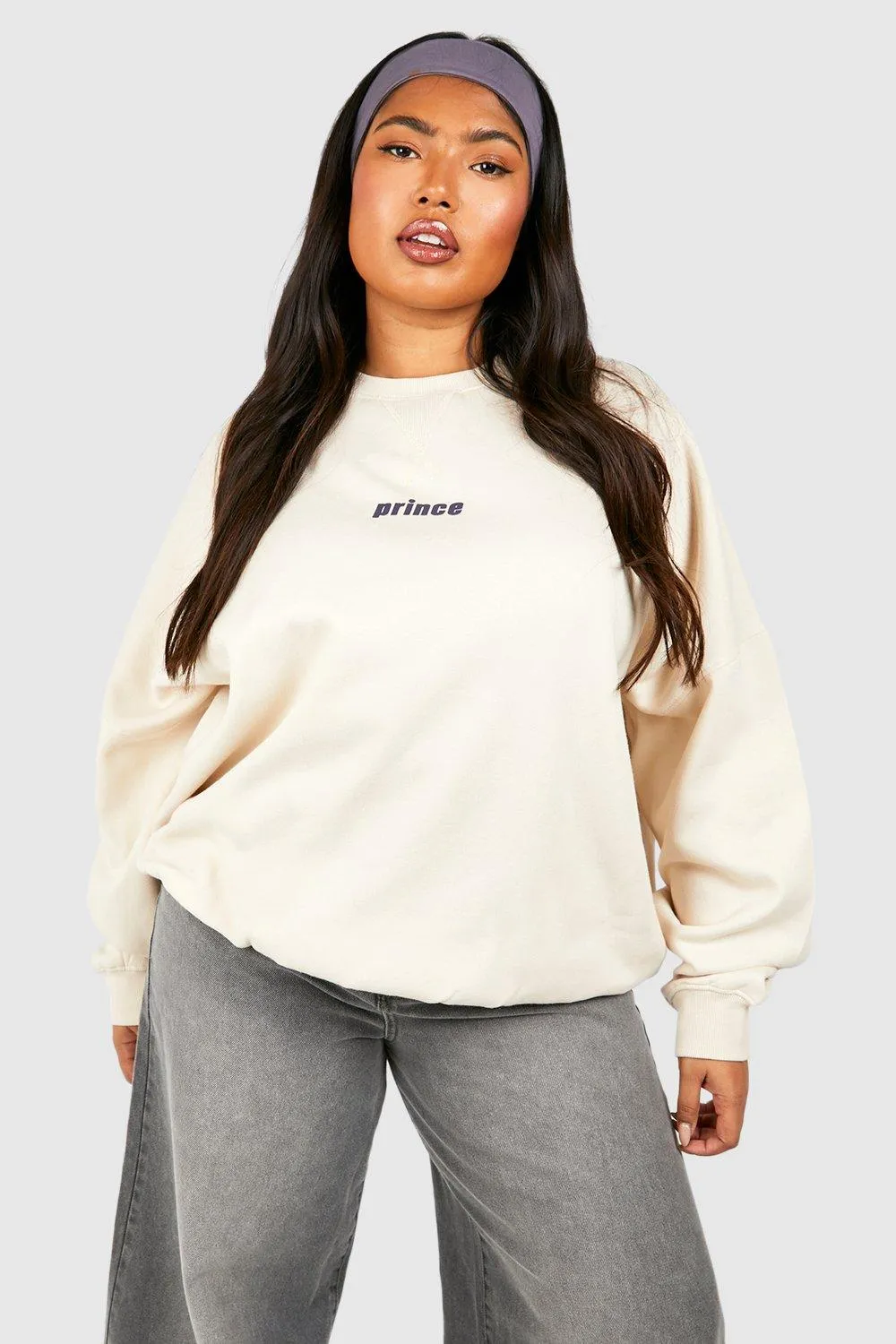 Hoodies & Sweatshirts | Prince Printed Oversized Sweatshirt | boohoo