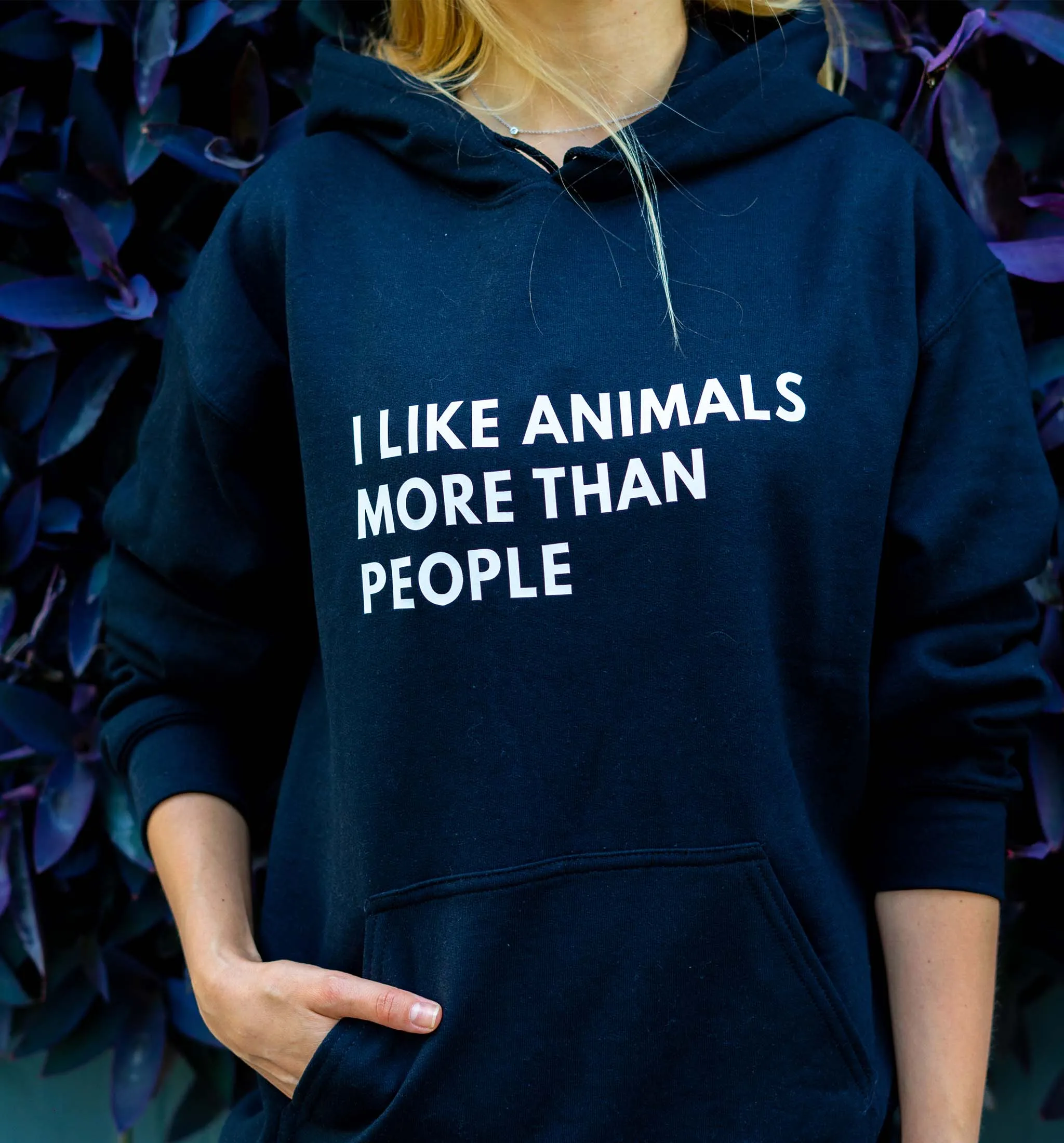 I Like Animals | Vegan Hoodie