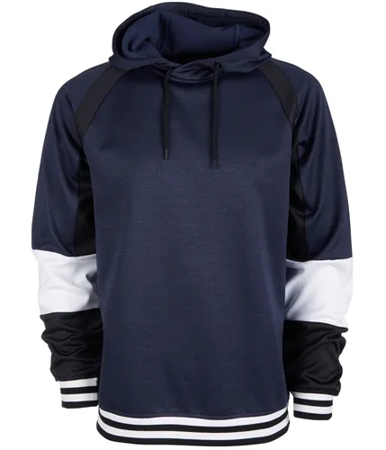 Ideology Mens Colorblocked Tech Fleece Hoodie Sweatshirt